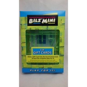 Bilz Mini Gift Card Bi-Level Maze Gift Card Holder Game Puzzle - Green